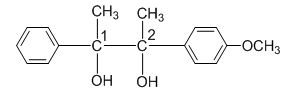 邻二醇在酸的作用下会发生pinacol rearrangement, 请问下列化合物在发生重排时哪一