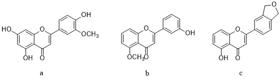 下列化合物用pH梯度萃取法进行分离时，从EtOAc中，用5% NaHCO3、0.2% NaOH、4%