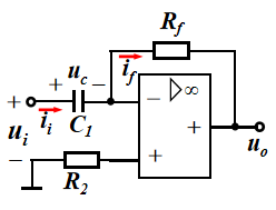 【单选题】电路如图所示，该电路为（）。 [图]A、积分运算...【单选题】电路如图所示，该电路为（）