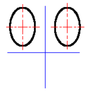 已知两投影椭圆大小全等，下面的叙述哪一个是正确的 