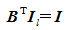 由基本回路矩阵B列写的基尔霍夫电流定律方程的矩阵形式为（)