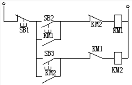 将下图电气控制线路图改为PLC的梯形图。[图]...将下图电气控制线路图改为PLC的梯形图。