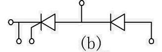 图示为一个二极管钳位三电平逆变器，该电路中的两个Da1、Da2可以用（)替换。 