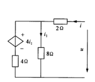 求下图所示电路的输入电阻Rin。[图]...求下图所示电路的输入电阻Rin。