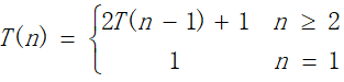 一个递归算法的递归公式如下： [图] 请分析该算法的时...一个递归算法的递归公式如下：  请分析该