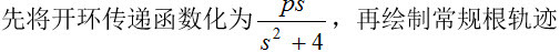 A、绘制常规根轨迹B、绘制参数根轨迹C、  D、绘制零度根轨迹。