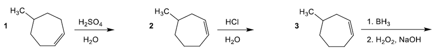 下例哪些反应可以合成下列化合物？  