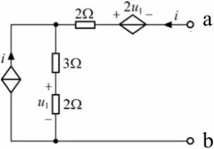 求如图所示的无源二端网络的等效电阻Rab。 