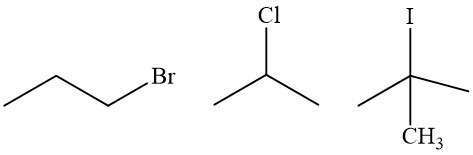 这三种卤代烷与硝酸银的醇溶液反应，叙述不正确的是