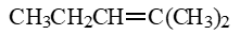 分子式为C6H12的化合物,经KMnO4氧化,只得到丙酸,其结构式应为: