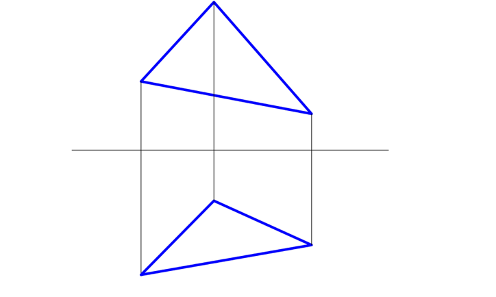 下图中有一个三角形反映该平面实形。 [图]...下图中有一个三角形反映该平面实形。 