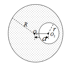 在半径为R、体电荷密度为[图]的均匀带有正电荷的球体中...在半径为R、体电荷密度为ρ的均匀带有正电