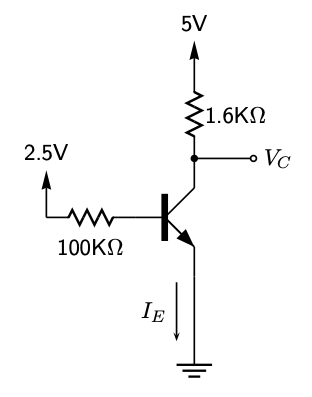 Analysis the circuit shown below, Assume [图] =100.