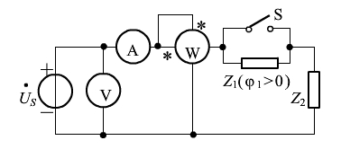 （9-10）图示电路中，当S闭合时，各表读数如下：V为220V、A为10A、W为1000W；当S打开