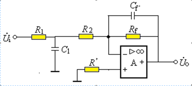 电路如图所示，试指出图示电路属哪种类型的滤波电路 