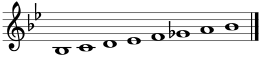 【单选题】下例的调式音阶是？ 