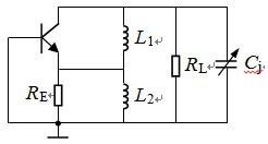 变容二极管直接调频电路如图所示，其交流通路为（）。 