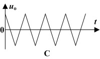 如图a所示的电路，输入ui端加图b所示信号时，输出信号的...如图a所示的电路，输入ui端加图b所示