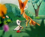 【单选题】 如图，在动画《小鸭呷呷》中，角色造型的来源是（）。