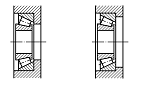 如图，为轴承装配时，轴承座的结构，下面关于装配工艺性的说法正确的是：