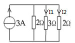 电路如下图所示，下面计算正确的是 [图]A、I1=3/4AB、I2=...电路如下图所示，下面计算正