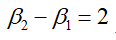 对于回归模型  下列约束中，（）不是线性约束。