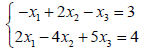 下列方程组中，哪个是齐次线性方程组