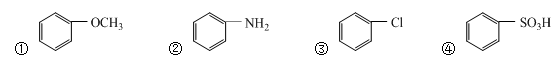 下列化合物中，发生亲电取代反应的活性由大到小的顺序正确的是（） 