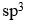 分子中，中心原子采取的杂化类型是A、spB、C、D、