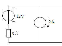 下图电路的开路电压Uoc是（）V。 