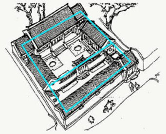 _____是明清时期最标准的四合院结构，布局最为合理紧凑。