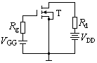 在如图所示的电路中，已知，，。由此可判断出电路中的场效应管工作在 区。 