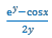 由方程所确定隐函数的导数 （）