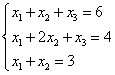 【单选题】下列哪个方程组是齐次线性方程组（)。