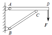 图示结构在外力作用下将发生如下变形（）。 