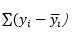 根据最小二乘法拟合直线回归方程，是通过使（）最小，得到满足条件的系数。