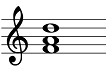【单选题】下列哪个是小三和弦。