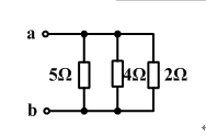 【填空题】图示电路中，ab两端的等效电导为（）S。 [图]...【填空题】图示电路中，ab两端的等效