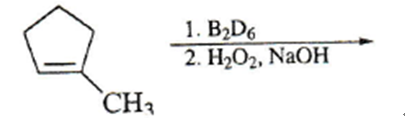 【单选题】4. 以下反应的产物是？ What is the product of the react
