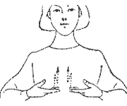 如图所示手势动作表示的含义是（）