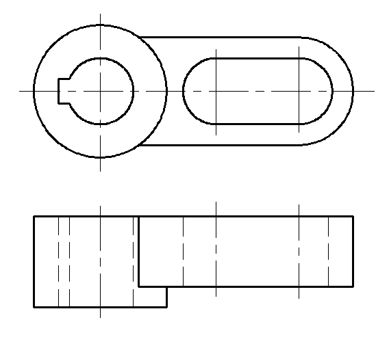 下面组合体三视图中共标注（）个尺寸