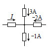 如题图所示电路中的电流 为 。