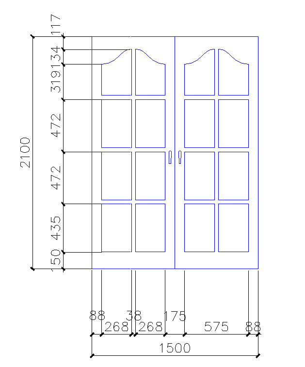 根据附件PDF中所注尺寸1:1绘制完成以下的住宅立面图。...根据附件PDF中所注尺寸1:1绘制完成
