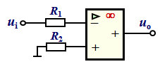 【单选题】1、电路如图所示。运算放大器工作在（）。 A 线性区 B 非线性区 A、AB、B