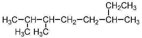 下图所示化合物的正确命名是（）。 