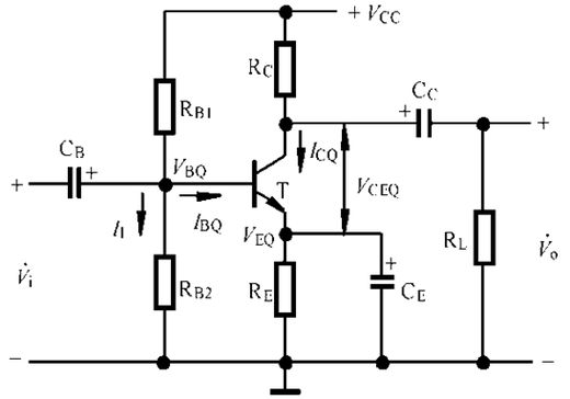 在如图所示的BJT共射放大电路的实验中，对于宽带放大电路电压增益Av测量，可在输出无失真的情况下，采