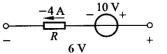 图所示电路中，电阻R为[ ]。 