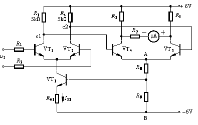 下图所示直接耦合两级差分放大电路。在保证电路始终处于正常放大状态的条件下，若IE3增大，则总的差模电