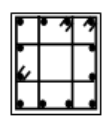 以下框架柱箍筋的类型为（）。 [图]...以下框架柱箍筋的类型为（）。 