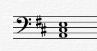 【单选题】下列和弦哪一个是b和声小调的重属和弦？